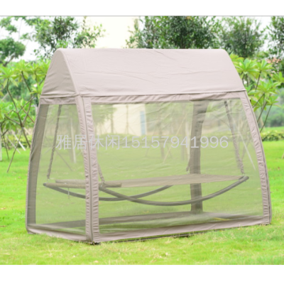 Outdoor Swing with Mesh to Swing with Shed Outdoor Outdoor Outdoor Courtyard Cradle Yard Leisure Lying Bed Rocking 