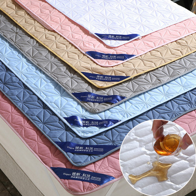 Quilted Water-Proof Mattress Urine Separation Bed Protection Cushion plus Cotton Dustproof Cover Nursing Pad Non-Slip Bedspread Simmons Protective Cover