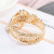 Tik Tok New Korean Style Women's Diamond-Embedded Elegant Quartz Watch Fashion Alloy Bracelet Watch Women's in Stock Wholesale