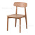 Restaurant Furniture Small Apartment Home Living Room Backrest Chair Nordic Restaurant Restaurant without Armrest Chair