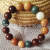Weathering Green Bodhi Root Loose Beads Buddha Beads Colorful Lv Guo Multi Jewels Bracelet Buddha Beads Sold on Catty