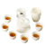 White Jade White Porcelain Teaware Set Kung Fu Tea Cup Home Office Dehua White Jade Porcelain Gaiwan Logo