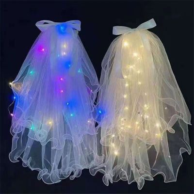 Veil Wholesale with Light Stall Night Market Fantastic Stall Machine Luminous Veil Fairy Princess Veil Yiwu Wholesale