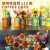 Compatible with Lego Building Blocks Mini Succulent Potted Preserved Fresh Flower Coffee Cup Simulation Green Plant Assembled Ornaments Children's Gift