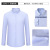 [100S Double Strand Bamboo Cotton] Ready-to-Wear Non-Ironing Shirt Men's Solid Color Anti-Wrinkle White Shirt Professional Business Men's Clothing