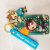 Creative Cartoon Bus Card Holder Mobile Phone Lanyard Push Student Campus Meal Card Shuttle Card Work Permit Kimetsu No Yaiba