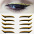 Cross-Border Direct Supply New Beauty Glitter Eye Shadow Eyeliner Stickers European and American Stage Decorative Sticker 9 Colors Glue-Free Self-Adhesive