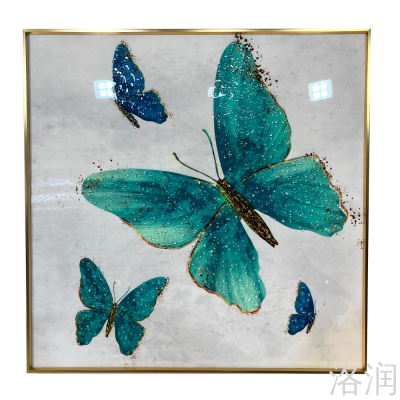 Factory Direct Supply Crystal Porcelain Painting Crystal Porcelain Decorative Painting Crystal Porcelain Decorative Calligraphy and Painting Crystal Porcelain Diamond-Embedded Painting Crystal Shell Decorative Painting Manufacturer