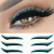 Cross-Border Direct Supply New Beauty Glitter Eye Shadow Eyeliner Stickers European and American Stage Decorative Sticker 9 Colors Glue-Free Self-Adhesive