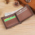 Stitching Wholesale Frosted Multiple Card Slots Casual Retro Style Wallet Pu Wallet Wallet Men's Short Wallet