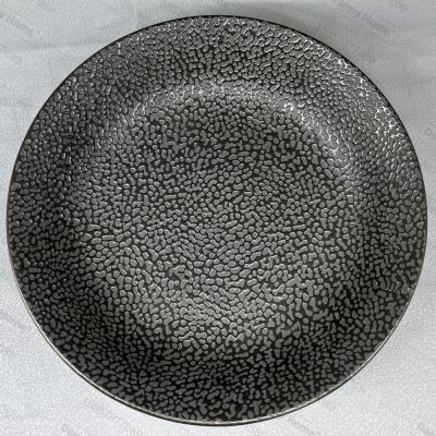 Danny Home Ceramic 7.5-Inch Ceramic Dinner Plate Japanese Style Western Food Plate Dish Ceramic Disc Tableware