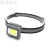 New Waterproof Red White Light Charging Magnet Silicone Headlamp Reflective Headband Warning Light Headlamp