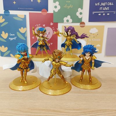 5 Types of Gold Saint Saint Saint's Hand-Made Hailong Milo Tiger Figurine Garage Kits Toy Model Ornaments