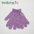 Winter Warm Bright Silver Knitted Gloves Adult Monochrome Candy Color Cute Women's Gloves