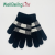 Winter Plaid Checkered Large Plaid Gloves Outdoor Knitted Cold-Proof Warm Gloves for Male and Female Students