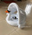 Factory Direct Sales Children's Flamingo Seat Ring Boat with Canopy White Swan Pedestal Ring Babies' Swimming Ring Baby's Toilet Seat Pedestal Ring