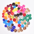 Resin Button Multicolor Round 4 Holes Button Overcoat Button for DIY Craft Sewing Plastic Button on Wholesale