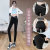 Cross Waist Shark Pants Thin Tight Yoga High Waist Weight Loss Pants Wholesale Leggings Women's Outer Wear