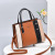 Women's Bag 2022 New Fashion Stitching Bucket Bag Shoulder Handbag Contrast Color Messenger Bag One Piece Dropshipping