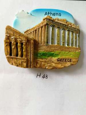 Factory Direct Sales Three-Dimensional Resin Refrigerator Magnet Tourist Souvenir Logo Resin Crafts Foreign Trade List