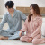 2022 New Couple Pajamas Women 'S Autumn And Winter Long-Sleeved Cotton Cartoon Cute Men 'S Outerwear Homewear Suit