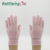 Men's and Women's Double-Sided Rubbing Mud Cleaning Five-Finger Back Rubbing Knitted Jacquard Gloves