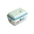 Portable Rectangular Double Layer Children's Bento Box with Tableware Spoon Sealed Buckle Lunch Box Office Lunch Box