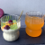 Cute Stripes Chubby Cup Household Ice Cream Cup Milk Breakfast Oat Cup Creative Borosilicate Glass Water Cup
