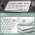 Fvwi8 Wireless Punk Keypad Fashion Personal Household Office Portable Business Wireless Notebook Keypad