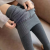 2021 Autumn and Winter Velvet Skinny Large Size Cashmere Thread Skinny Leg Body Stocking High Waist One-Piece Trousers 
