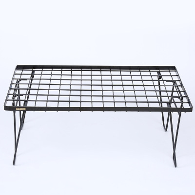 Factory Supply Direct Supply Outdoor Folding Iron Wire Table Portable Barbecue Wire Rectangular in Stock Wholesale