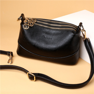 Women's Bag 2022 New Summer Fashion Women's Bag European and American Simple Bags Soft Leather Portable Shoulder Bag Crossbody