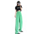 [Mesh Bag Fabric] Green Wide-Leg Pants Draping Effect Trousers Women's Summer Thin Loose Straight Casual Suit Pants