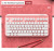 Fvwi8 Wireless Punk Keypad Fashion Personal Household Office Portable Business Wireless Notebook Keypad