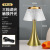 Amazon Hot Light Luxury and Simplicity Decorative Table Lamp Bedroom Charging Small Night Lamp Metal Touch Restaurant Bar Desk Lamp