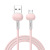 Liquid TPE Macaron Data Cable Type-C for Android iPhone Apple Liquid Silicone Fast Charge Line 3A