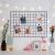 European Ins Wrought Iron Square Grid Photo Wall Dormitory Girl Heart Photo Decoration Accessory Clip Wall Decoration