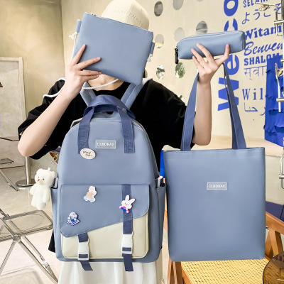 Bag Female Junior High School Student Large Capacity Backpack Manufacturer