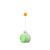 Cross-Border Supplies Amazon Factory Wholesale Funny Cat Catnip Ball Badminton Cat Balance Car Toy