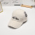 Korean Style Internet Celebrity Ins Lambswool Peaked Cap Autumn and Winter New Letter Baseball Cap Couple Warm Hat Cotton-Padded Cap