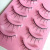Five Pairs of False Eyelashes Japanese Cos Acrylic Natural Simulation False Eyelashes Qingdao Manufacturer