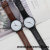 Korean Style Simple Belt Black Ultra-Thin Men's Watch All-Matching Graceful Men's Watch Casual Scale Middle School Student Watch