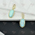 Antique Style Trendy Ear Rings Oval Fashion High-Grade Resin Earrings 925 Silver Stud Earrings Factory Direct Sales