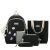 Schoolbag Large Capacity Four-Piece Backpack High School Student College Students' Backpack Manufacturer