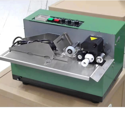 MY-380F Automatic Split Ink Roller Pad Coding Machine Automatic Label Card Code Printing Machine Solid Ink Wheel Marking Machine Ink Roller Pad Marking Machine