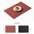 European and American Square PVC Leather Western-Style Placemat Creative Plaid Table Mat Waterproof Oil-Proof Bowl Furniture Hotel Mat Heat Proof Mat