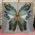 Aluminum Alloy Crystal Porcelain Painting Hallway Lily Crystal Porcelain Decorative Painting Living Room Crystal Porcelain Decorative Calligraphy and Painting Crystal Porcelain Painting Factory Direct Supply
