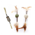 Factory Wholesale Sisal Ball Feather Cat Toy Catnip Hemp Rope Cat Relieving Stuffy Bite Resistant Wholesale