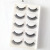 False Eyelashes Handmade Five Pairs 3dt02 Nude Makeup Natural Black Stem Eyelash Factory Wholesale