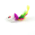Cat Toy Colorful Feather Plush Mouse Cat Toy Cat Teaser Toy Cat Toy Little Mouse Pet Toy